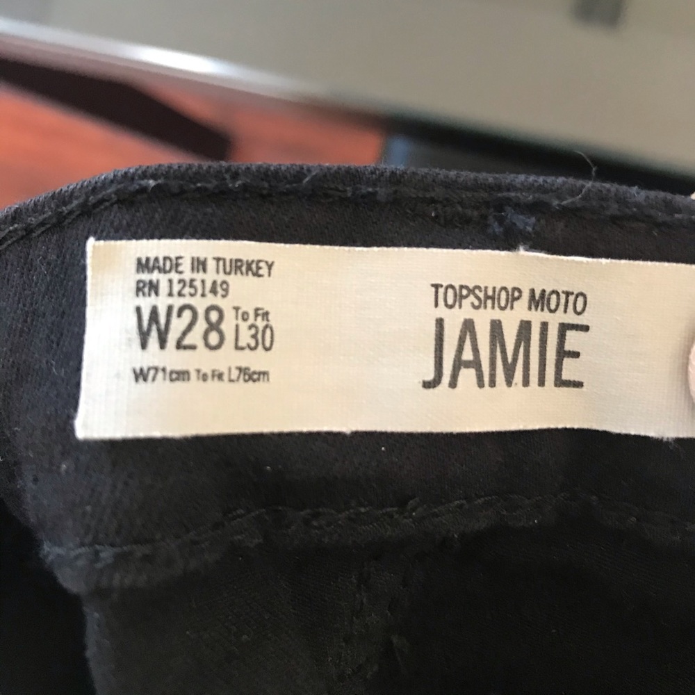 Topshop  Moto Jamie High-Rise Skinny Jeans